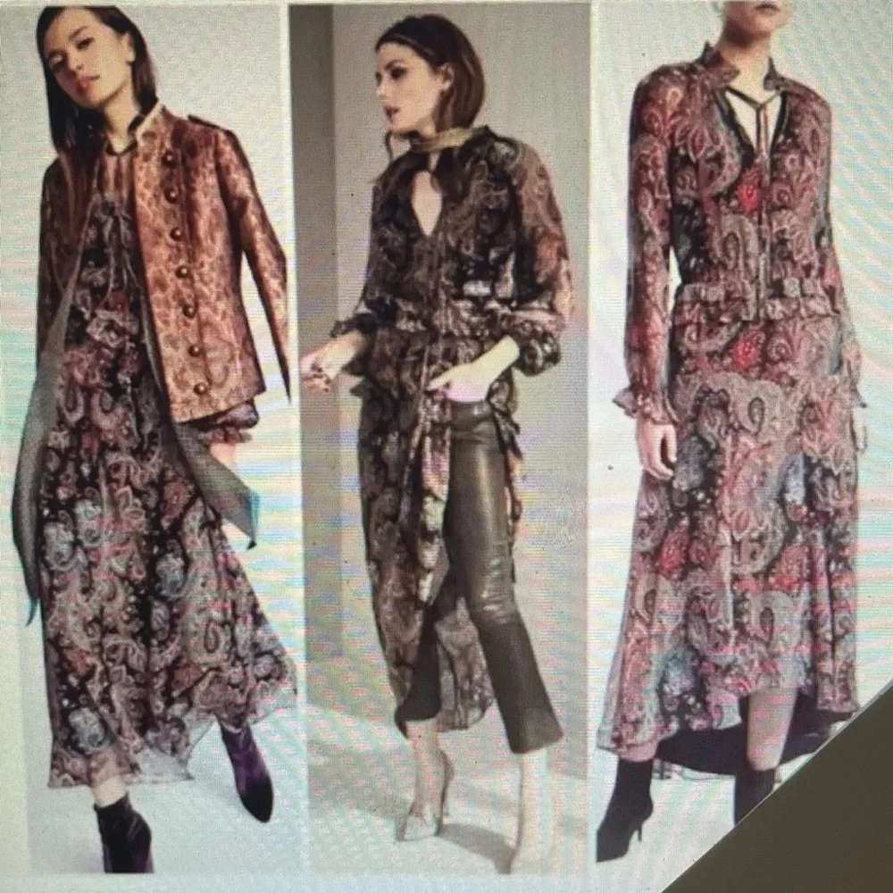 Banana Republic x Olivia Palmero Paisley Dress - Picture 5 of 8